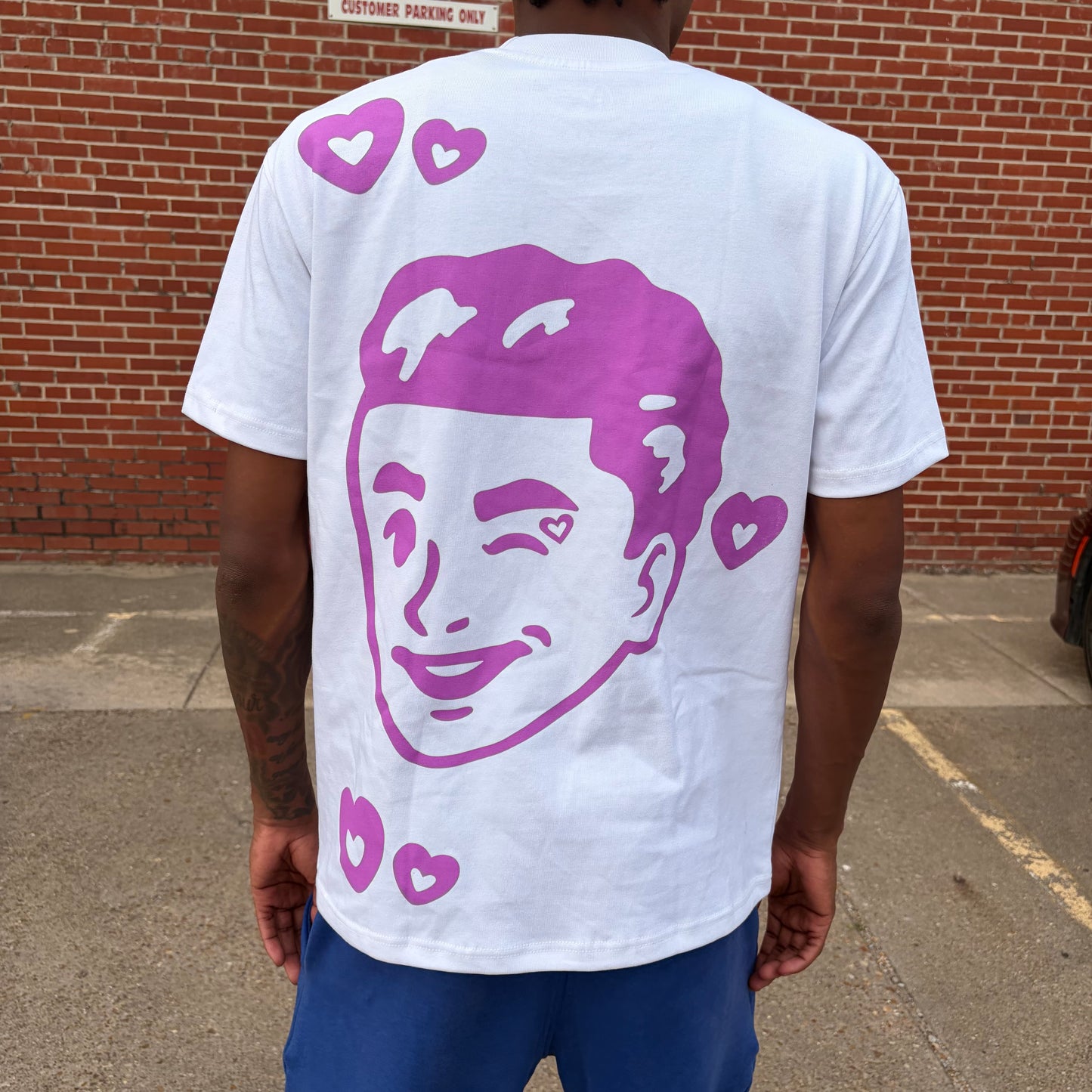 Amor Mascot Tee (Purple)
