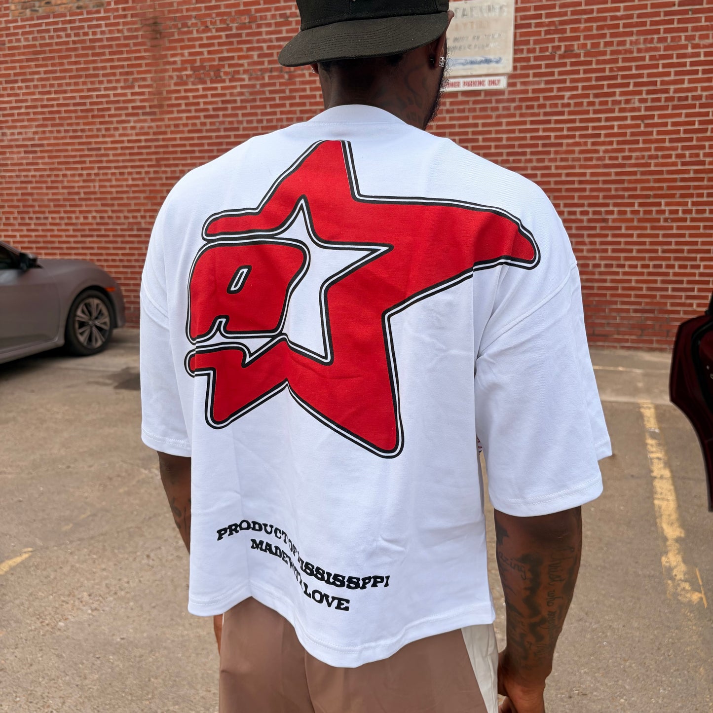 “T.D.D.U.P” Oversized Boxy Tees (Red)