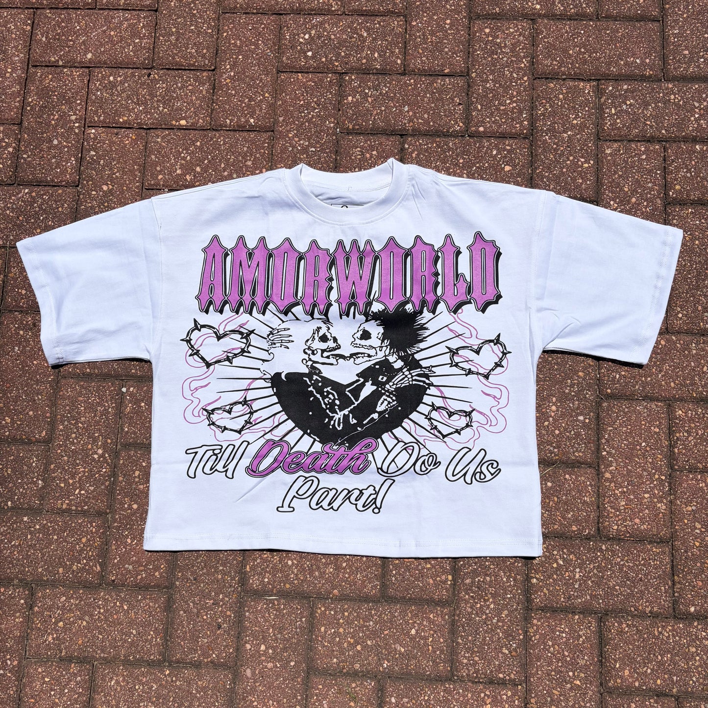 “T.D.D.U.P” Oversized Boxy Tees (Pink)