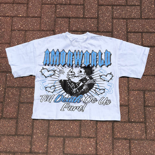 “T.D.D.U.P” Oversized Boxy Tees (Baby Blue)
