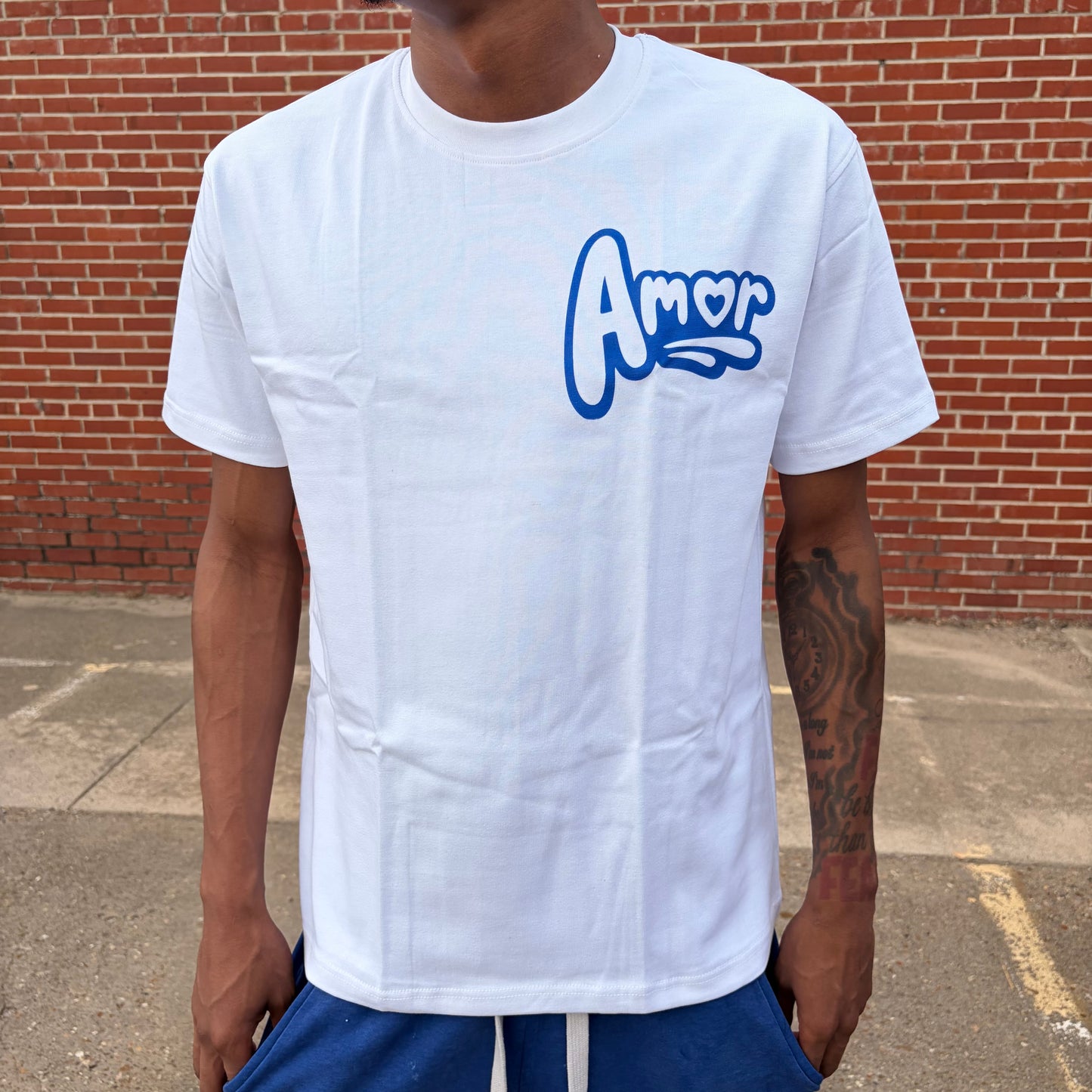 Amor Mascot Tee (Blue)