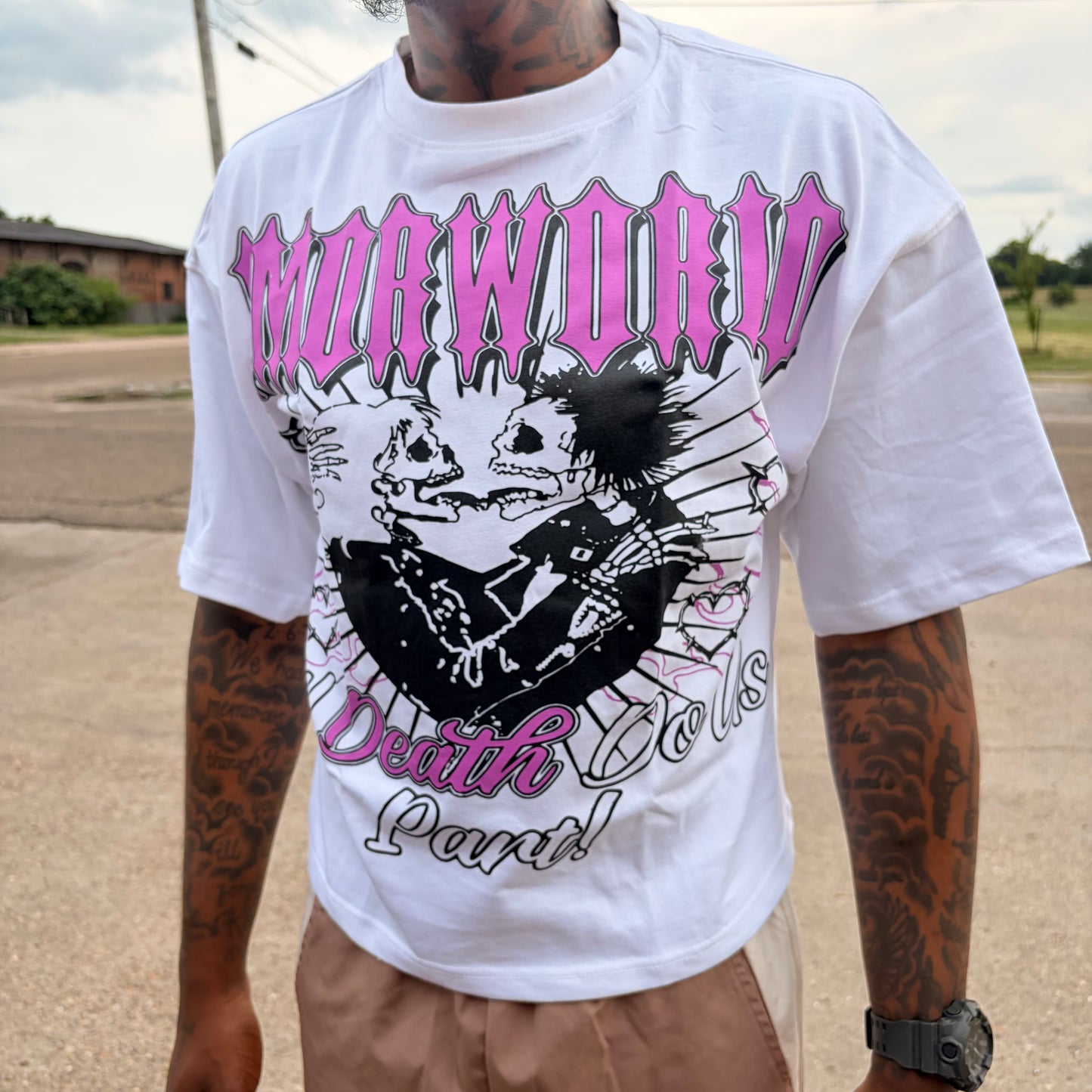 “T.D.D.U.P” Oversized Boxy Tees (Pink)