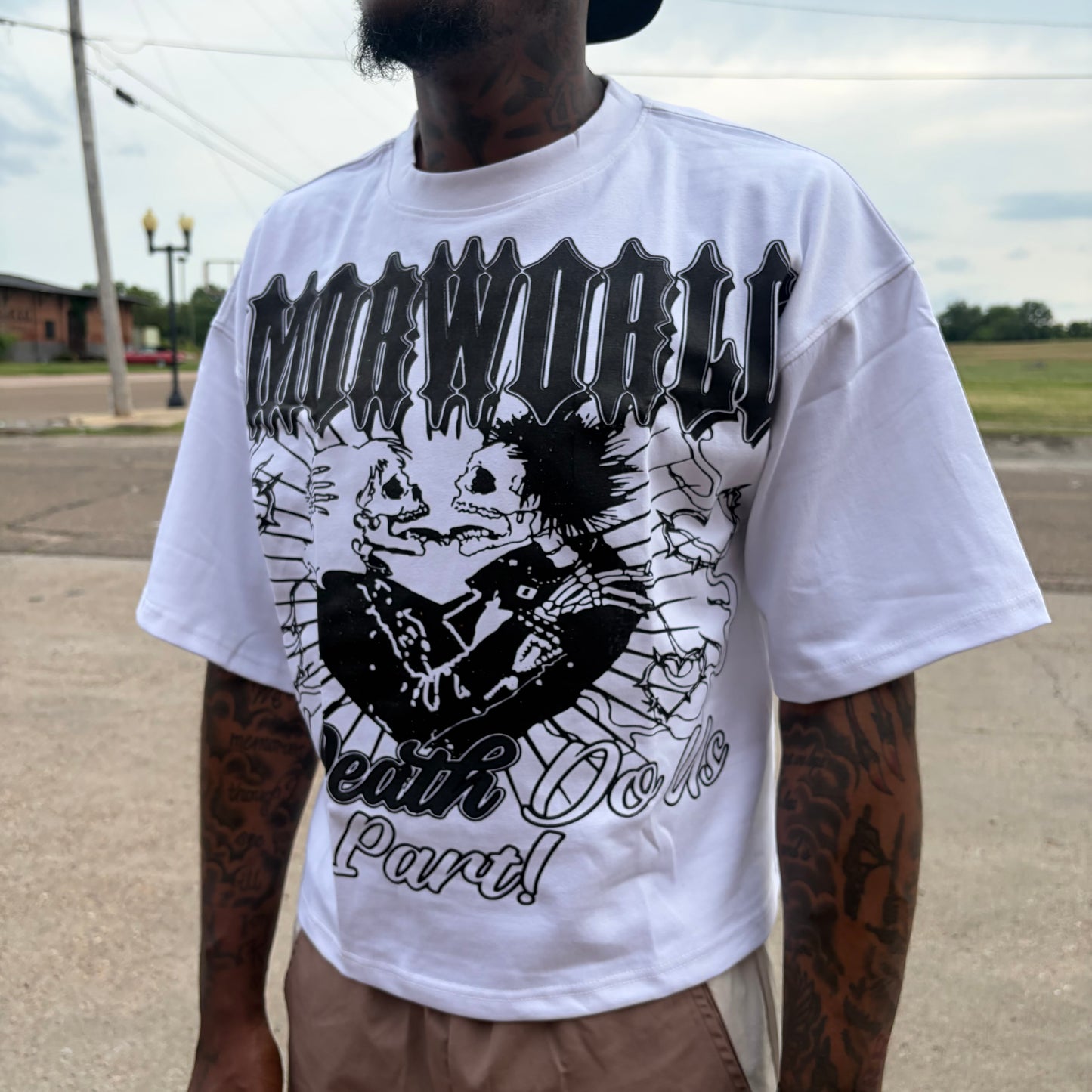 “T.D.D.U.P” Oversized Boxy Tees (Black)