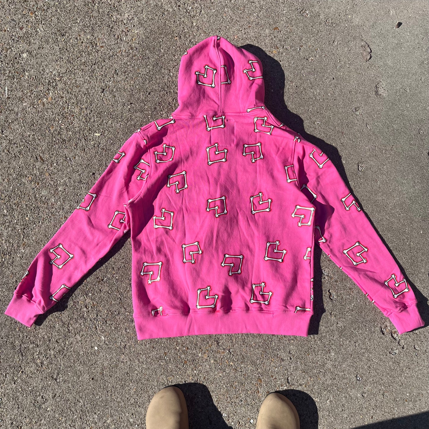 PINK/RED LOVE-BONE FULLZIP